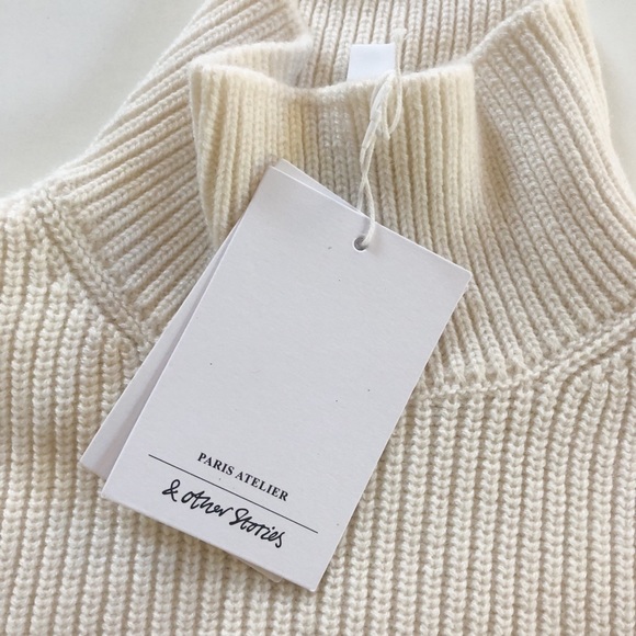 & Other Stories Cowl Neck Sweater NWT - Picture 4 of 9